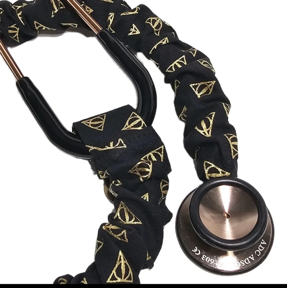 Handmade Harry Potter Deathly Hallows Stethoscope Sleeve: Washable Cotton Cover